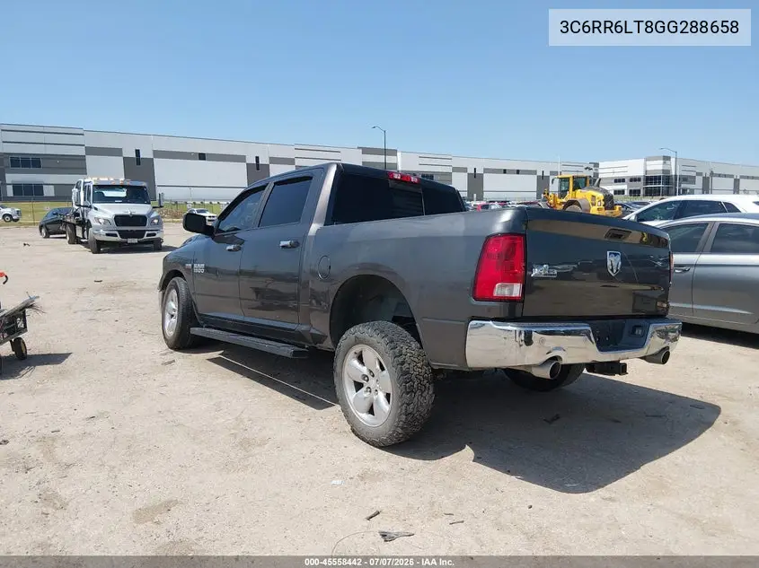 2016 Ram 1500 Big Horn VIN: 3C6RR6LT8GG288658 Lot: 45558442