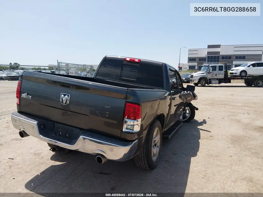 2016 Ram 1500 Big Horn VIN: 3C6RR6LT8GG288658 Lot: 45558442