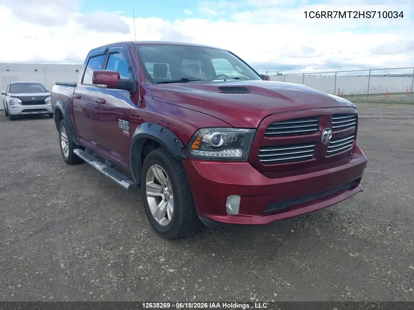 2017 Ram 1500 Sport VIN: 1C6RR7MT2HS710034 Lot: 12638269
