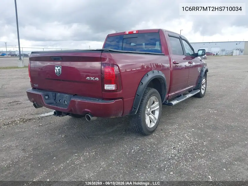 2017 Ram 1500 Sport VIN: 1C6RR7MT2HS710034 Lot: 12638269