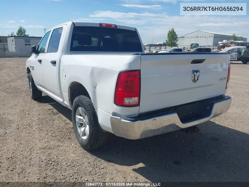 2017 Ram 1500 St VIN: 3C6RR7KT6HG656294 Lot: 12643772