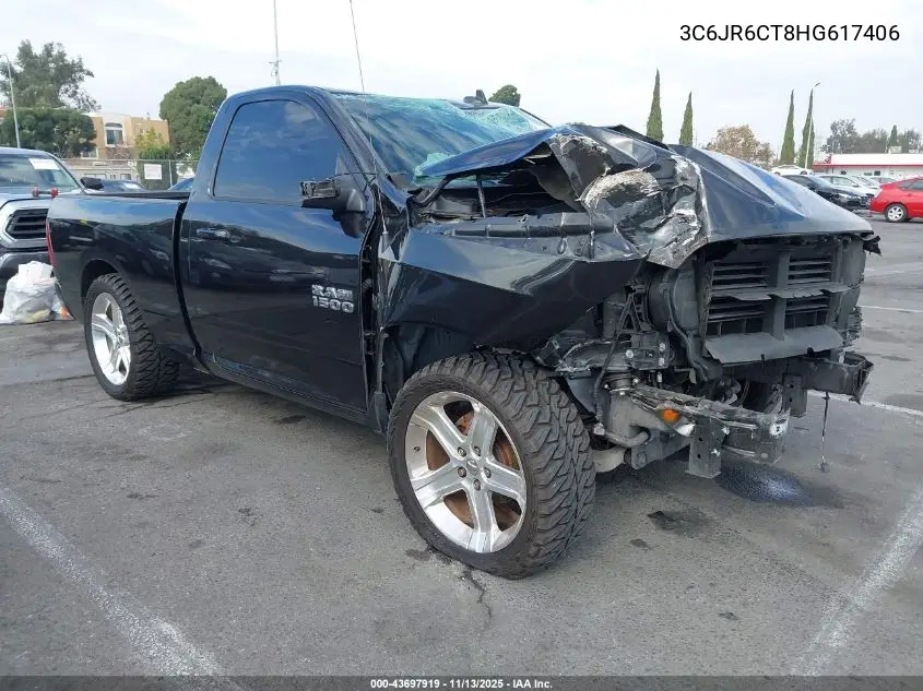 3C6JR6CT8HG617406 2017 Ram 1500 Sport 4X2 6'4 Box
