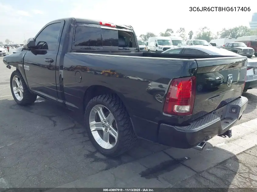 3C6JR6CT8HG617406 2017 Ram 1500 Sport 4X2 6'4 Box