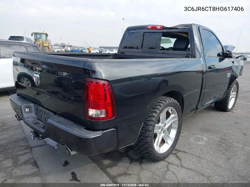 3C6JR6CT8HG617406 2017 Ram 1500 Sport 4X2 6'4 Box