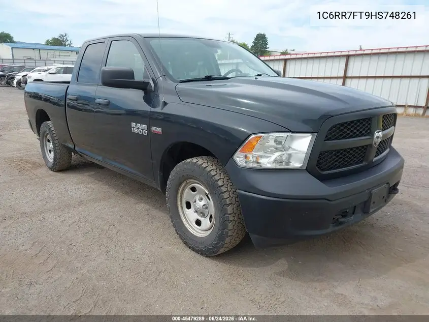 2017 Ram 1500 Tradesman 4X4 6'4 Box VIN: 1C6RR7FT9HS748261 Lot: 45479289