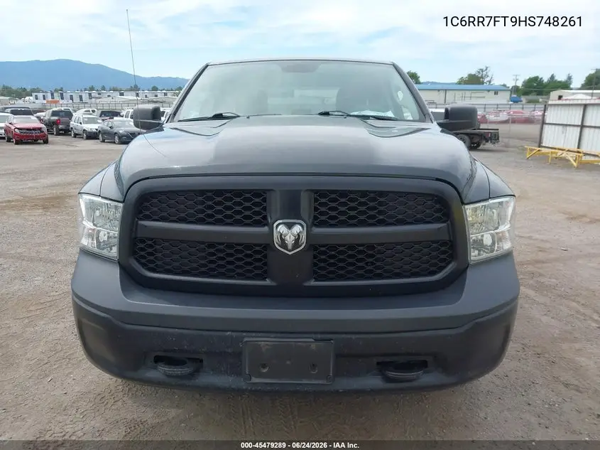 2017 Ram 1500 Tradesman 4X4 6'4 Box VIN: 1C6RR7FT9HS748261 Lot: 45479289
