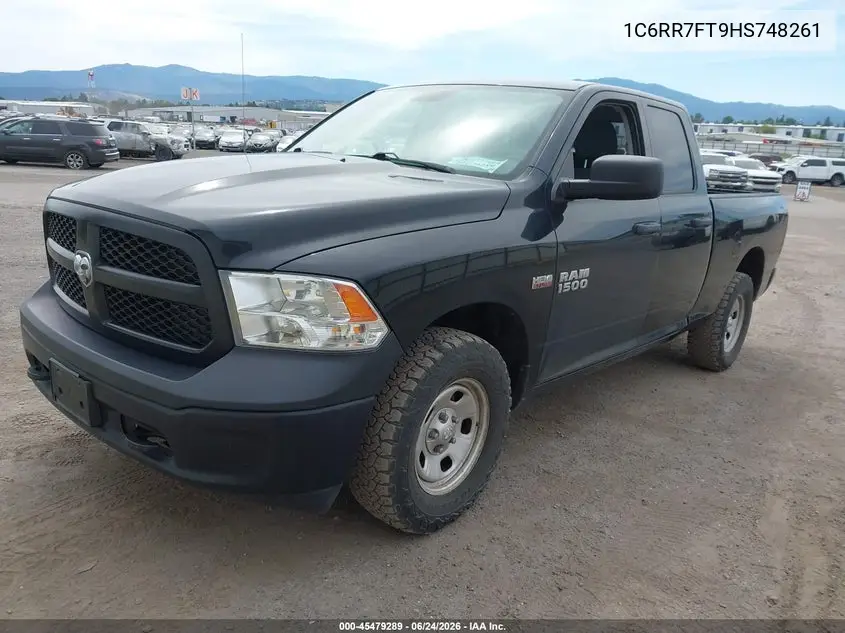 2017 Ram 1500 Tradesman 4X4 6'4 Box VIN: 1C6RR7FT9HS748261 Lot: 45479289