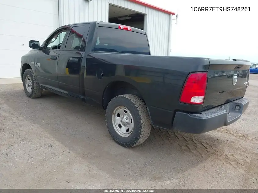 2017 Ram 1500 Tradesman 4X4 6'4 Box VIN: 1C6RR7FT9HS748261 Lot: 45479289