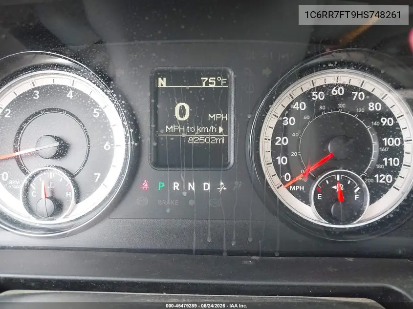 2017 Ram 1500 Tradesman 4X4 6'4 Box VIN: 1C6RR7FT9HS748261 Lot: 45479289