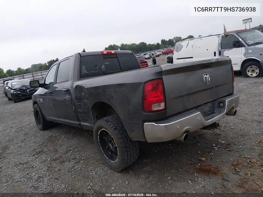 2017 Ram 1500 Big Horn 4X4 6'4 Box VIN: 1C6RR7TT9HS736938 Lot: 45626420