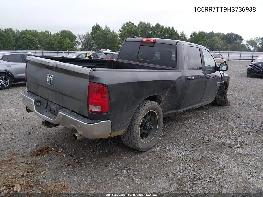 2017 Ram 1500 Big Horn 4X4 6'4 Box VIN: 1C6RR7TT9HS736938 Lot: 45626420