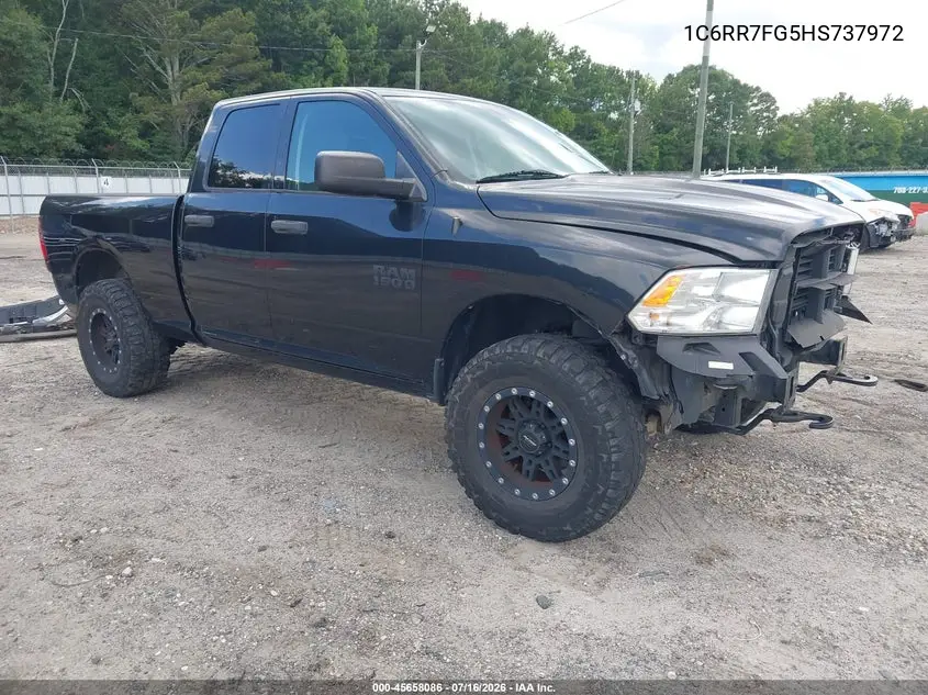 2017 Ram 1500 Tradesman 4X4 6'4 Box VIN: 1C6RR7FG5HS737972 Lot: 45658086