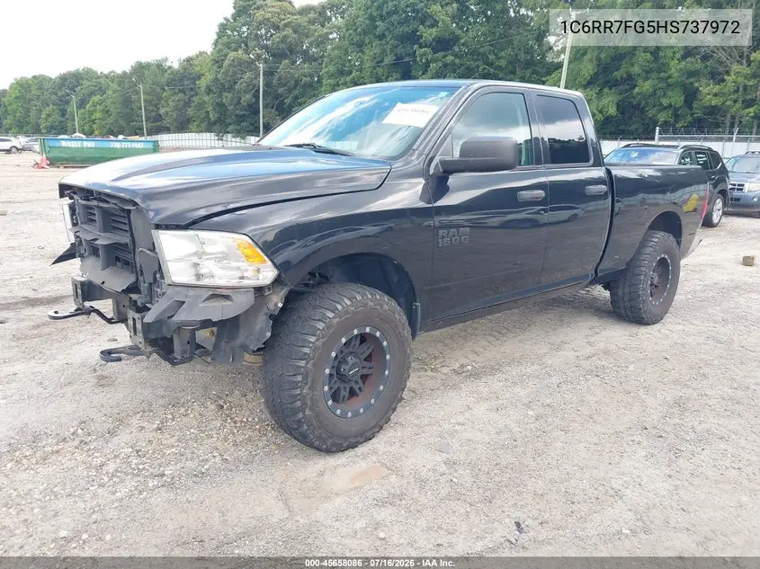 2017 Ram 1500 Tradesman 4X4 6'4 Box VIN: 1C6RR7FG5HS737972 Lot: 45658086