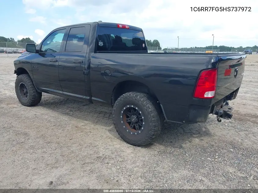 2017 Ram 1500 Tradesman 4X4 6'4 Box VIN: 1C6RR7FG5HS737972 Lot: 45658086