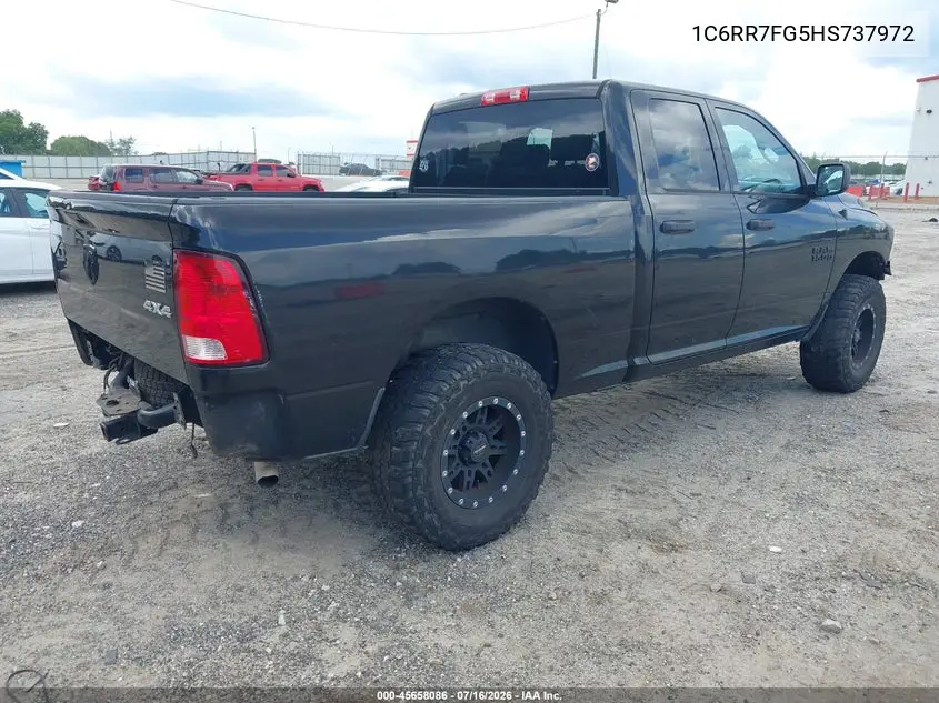 2017 Ram 1500 Tradesman 4X4 6'4 Box VIN: 1C6RR7FG5HS737972 Lot: 45658086