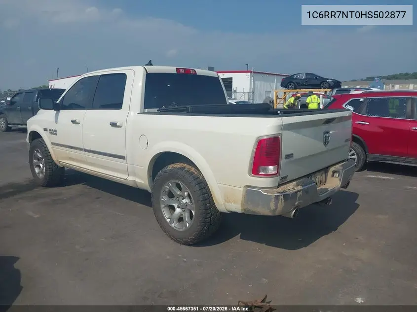 2017 Ram 1500 Laramie 4X4 5'7 Box VIN: 1C6RR7NT0HS502877 Lot: 45667351