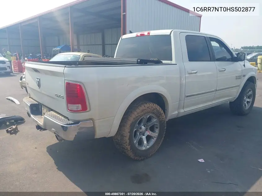 2017 Ram 1500 Laramie 4X4 5'7 Box VIN: 1C6RR7NT0HS502877 Lot: 45667351