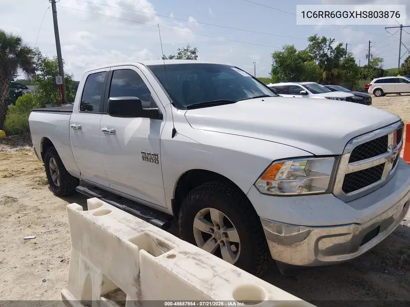 2017 Ram 1500 Slt 4X2 6'4 Box VIN: 1C6RR6GGXHS803876 Lot: 45687954