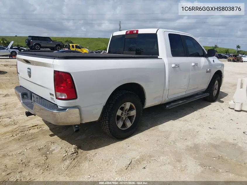 2017 Ram 1500 Slt 4X2 6'4 Box VIN: 1C6RR6GGXHS803876 Lot: 45687954