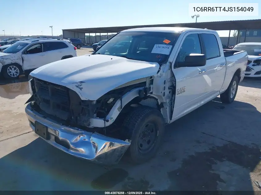 1C6RR6TT4JS154049 2018 Ram 1500 Slt 4X2 6'4 Box