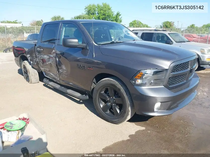 1C6RR6KT3JS305142 2018 Ram 1500 Express 4X2 5'7 Box