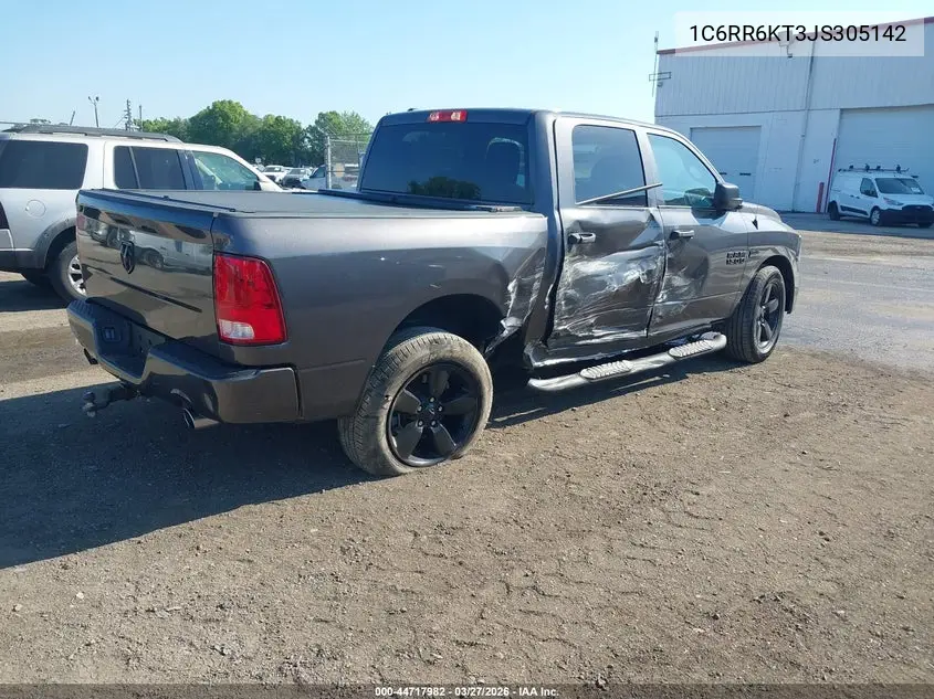 1C6RR6KT3JS305142 2018 Ram 1500 Express 4X2 5'7 Box