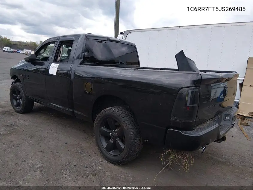 2018 Ram 1500 St VIN: 1C6RR7FT5JS269485 Lot: 45205912