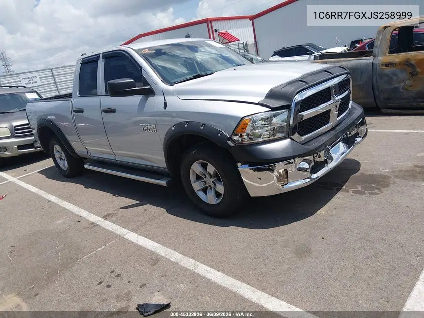 1C6RR7FGXJS258999 2018 Ram 1500 Tradesman 4X4 6'4 Box