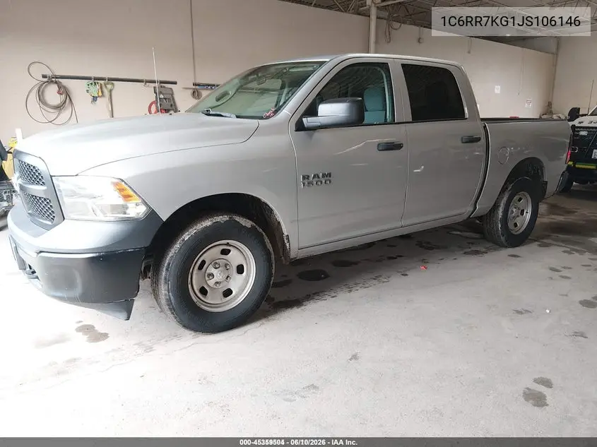 2018 Ram 1500 Tradesman 4X4 5'7 Box VIN: 1C6RR7KG1JS106146 Lot: 45359504