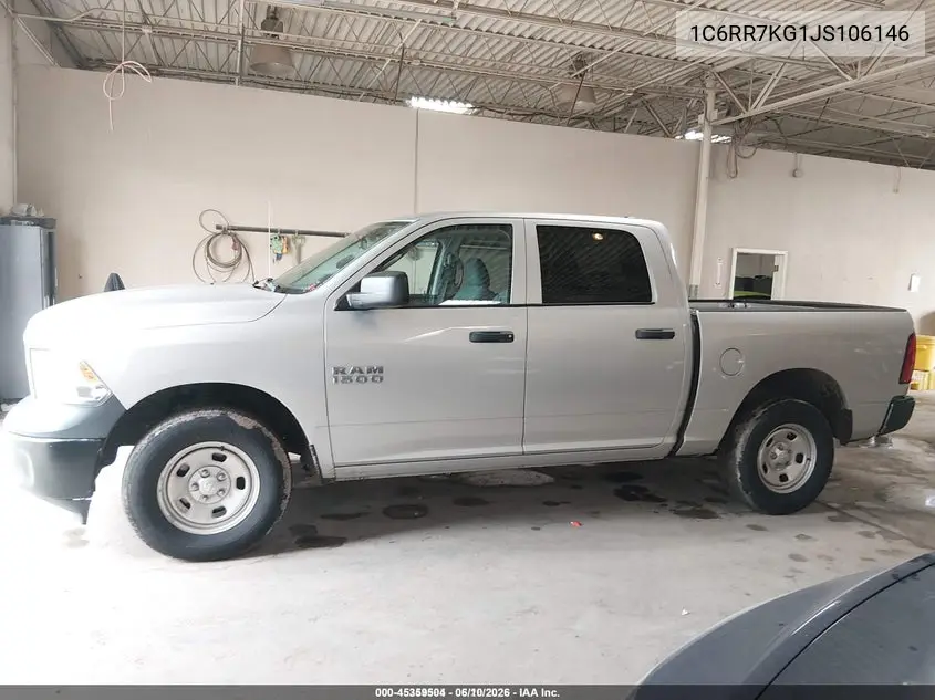2018 Ram 1500 Tradesman 4X4 5'7 Box VIN: 1C6RR7KG1JS106146 Lot: 45359504
