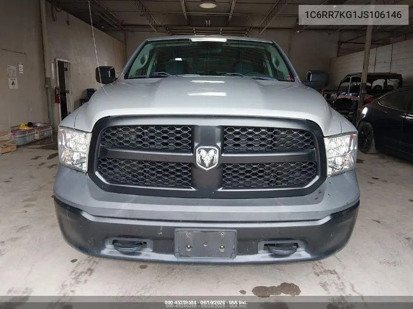 2018 Ram 1500 Tradesman 4X4 5'7 Box VIN: 1C6RR7KG1JS106146 Lot: 45359504