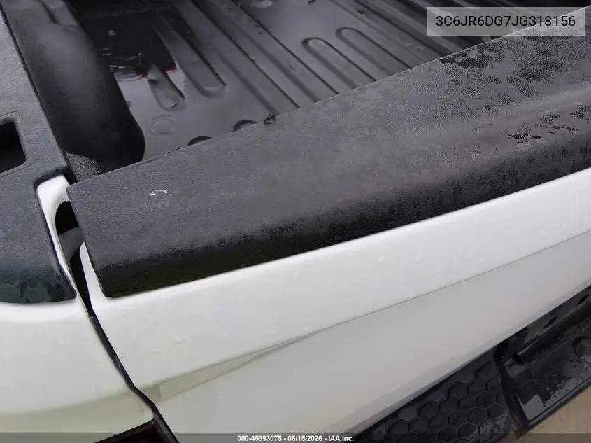 2018 Ram 1500 Tradesman 4X2 8' Box VIN: 3C6JR6DG7JG318156 Lot: 45393075