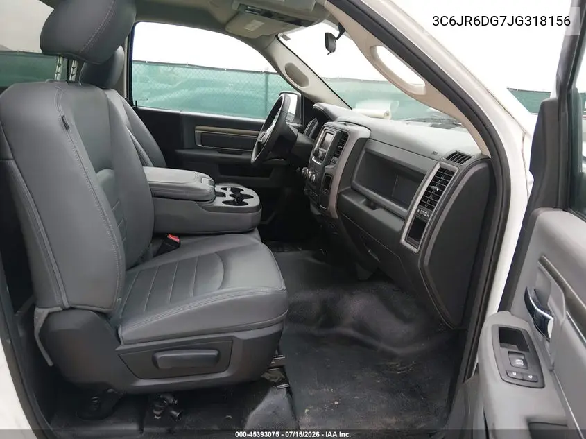 2018 Ram 1500 Tradesman 4X2 8' Box VIN: 3C6JR6DG7JG318156 Lot: 45393075