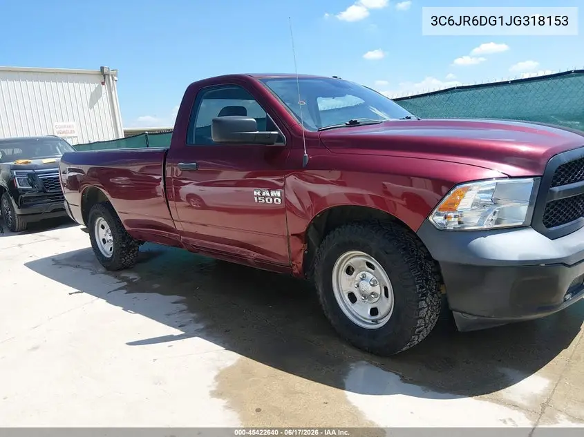 2018 Ram 1500 Tradesman 4X2 8' Box VIN: 3C6JR6DG1JG318153 Lot: 45422640
