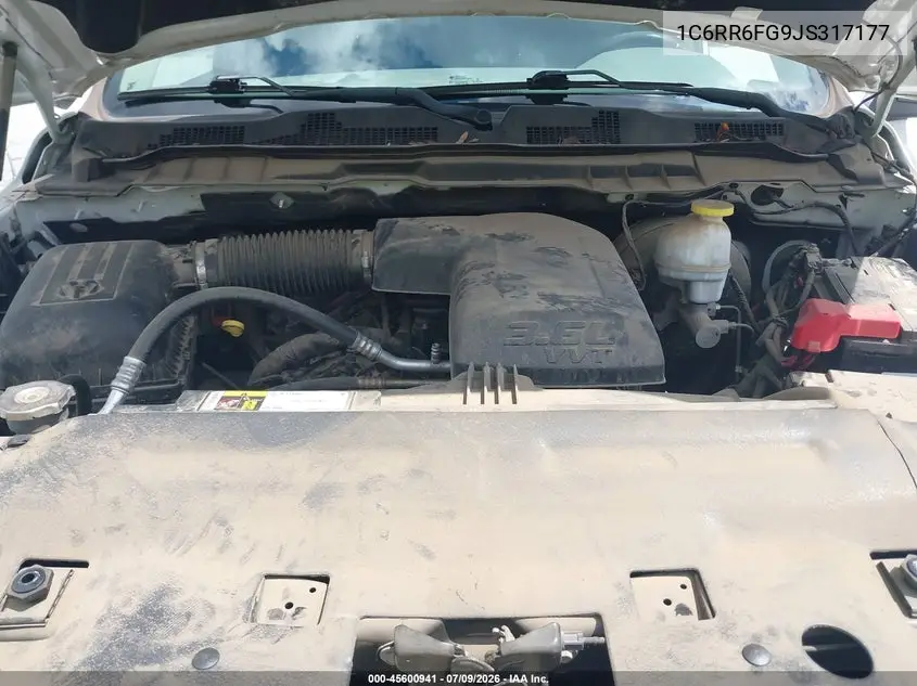 2018 Ram 1500 Tradesman 4X2 6'4 Box VIN: 1C6RR6FG9JS317177 Lot: 45600941