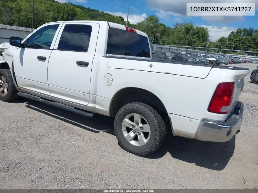 1C6RR7XTXKS741227 2019 Ram 1500 Classic Ssv 4X4 5'7 Box
