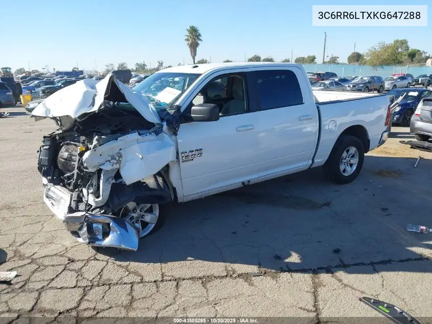 3C6RR6LTXKG647288 2019 Ram 1500 Classic Slt