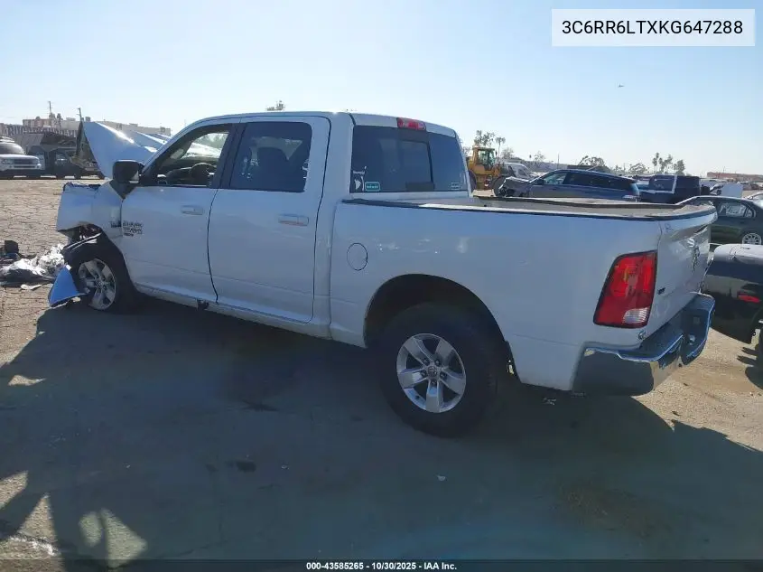 3C6RR6LTXKG647288 2019 Ram 1500 Classic Slt