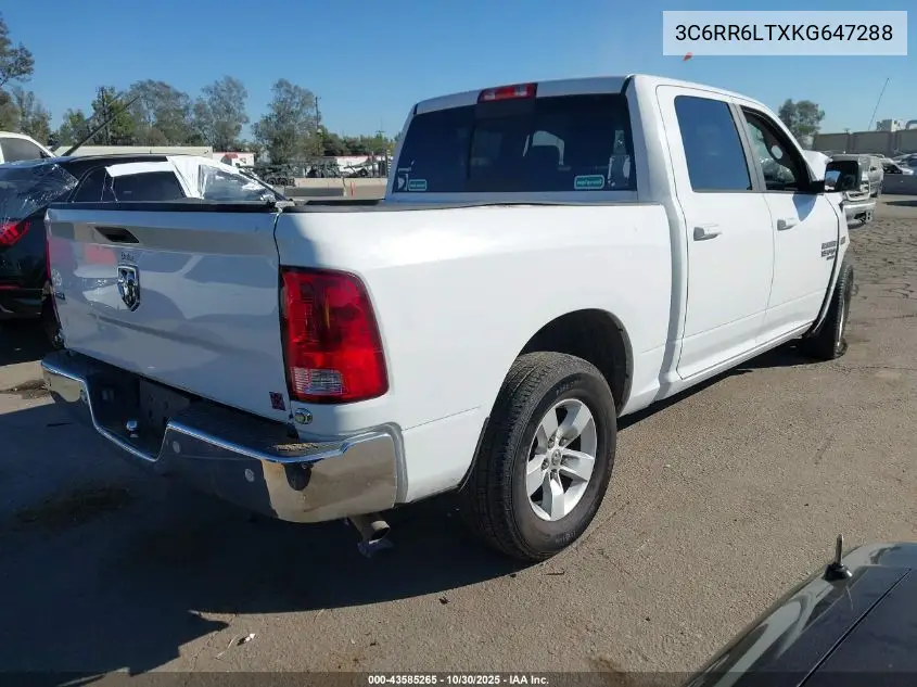 3C6RR6LTXKG647288 2019 Ram 1500 Classic Slt