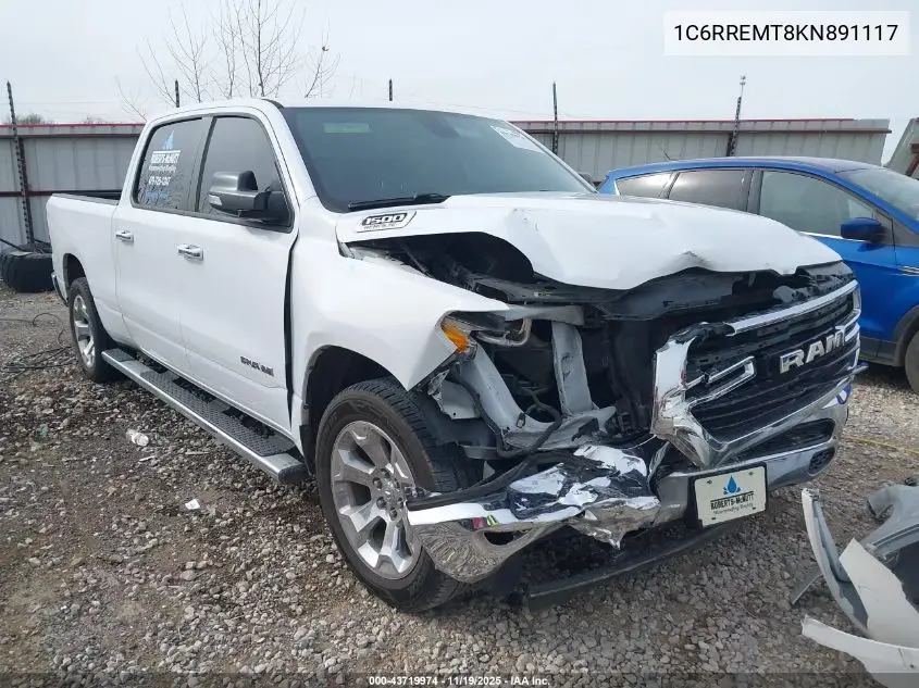1C6RREMT8KN891117 2019 Ram 1500 Big Horn/Lone Star 4X2 6'4 Box
