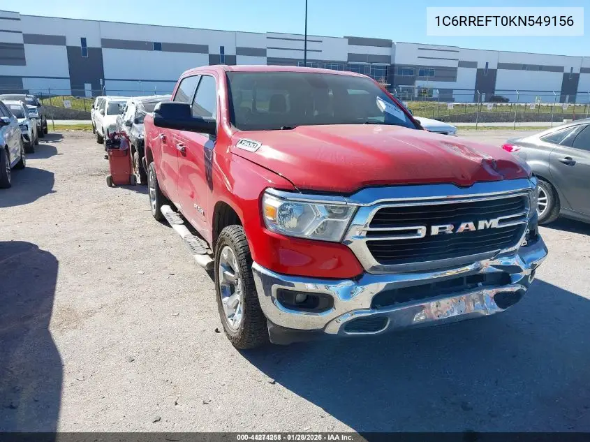 1C6RREFT0KN549156 2019 Ram 1500 Big Horn/Lone Star 4X2 5'7 Box
