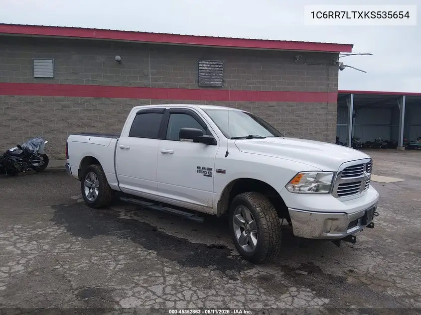 2019 Ram 1500 Classic Big Horn 4X4 5'7 Box VIN: 1C6RR7LTXKS535654 Lot: 45352863