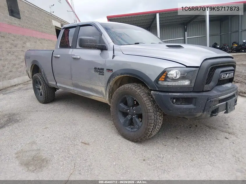 2019 Ram 1500 Classic Warlock 4X4 6'4 Box VIN: 1C6RR7GT9KS717873 Lot: 45483712