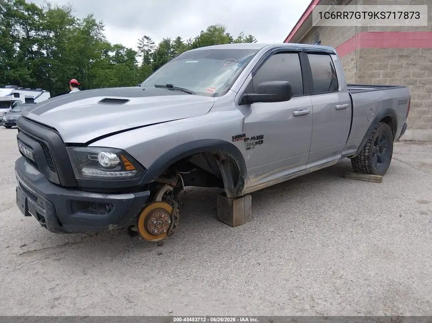 2019 Ram 1500 Classic Warlock 4X4 6'4 Box VIN: 1C6RR7GT9KS717873 Lot: 45483712