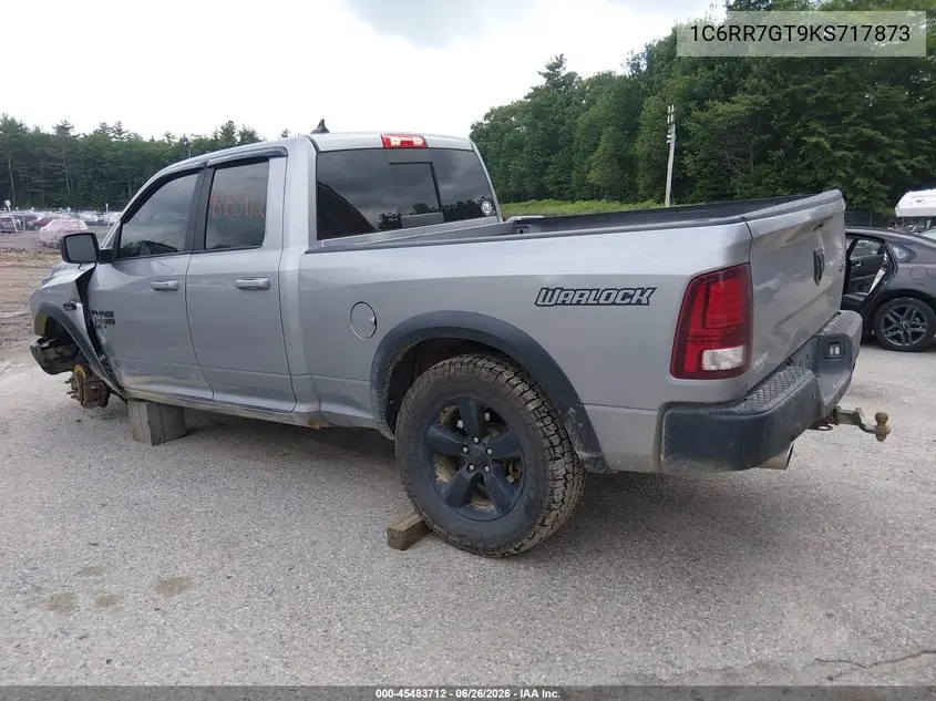 2019 Ram 1500 Classic Warlock 4X4 6'4 Box VIN: 1C6RR7GT9KS717873 Lot: 45483712
