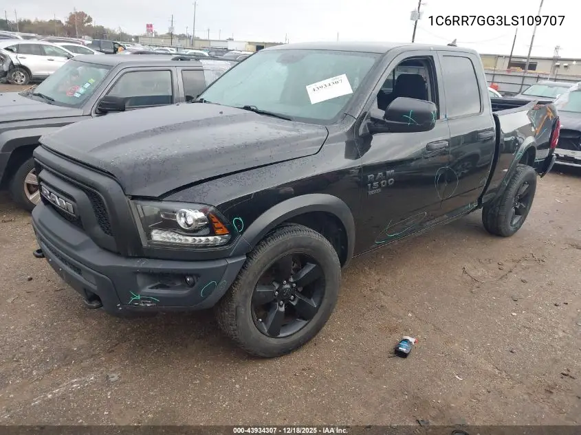 1C6RR7GG3LS109707 2020 Ram 1500 Classic Warlock 4X4 6'4 Box