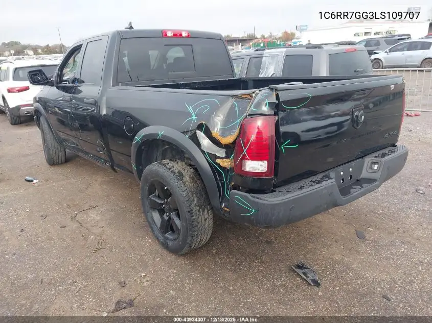 1C6RR7GG3LS109707 2020 Ram 1500 Classic Warlock 4X4 6'4 Box