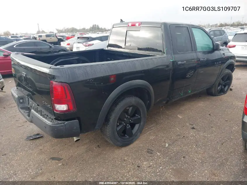 1C6RR7GG3LS109707 2020 Ram 1500 Classic Warlock 4X4 6'4 Box