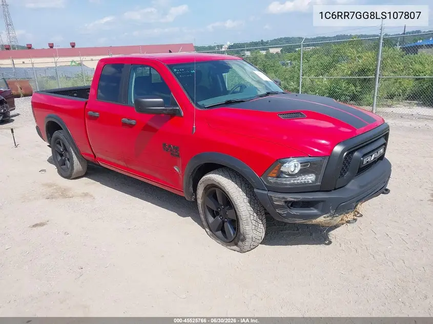 2020 Ram 1500 Classic Warlock 4X4 6'4 Box VIN: 1C6RR7GG8LS107807 Lot: 45525766