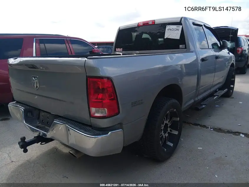 2020 Ram 1500 Classic Tradesman 4X2 6'4 Box VIN: 1C6RR6FT9LS147578 Lot: 45621281
